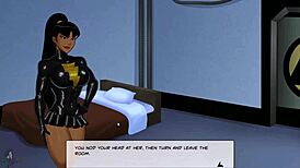 Miss Martian licked and fingered in lesbian hentai