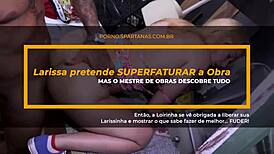 The blonde beauty gets a rough and dirty treatment from the construction worker