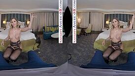 naughty america - jessa rhodes gets her wet pussy on you with deepthroat and handjob.