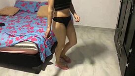 Spying on my dirty stepsister i couldnt stand fucking her at moms house - amateur nora milf - andy z 94