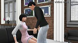 horny girlfriend dreams of pornstar life in sims 4
