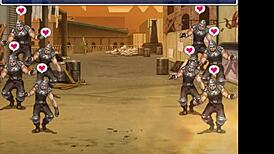 Emblem Knightess Nord in Prison Garb Faces Double Penetration Chaos