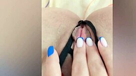 I Brought My Shaved Pussy To Orgasm After College! Horny Solo Masturbation!