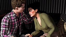 aaron knocks up issa with baby bump