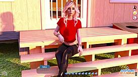 Hell Yeah! Caught Eve Masturbating in Shower in Ep18 - Helping the Hotties!