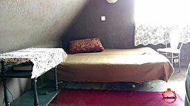 hot stepdaughter sucks cum in mouth at motel party end