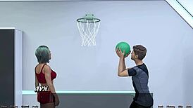 femdom mistress dominates in space anime