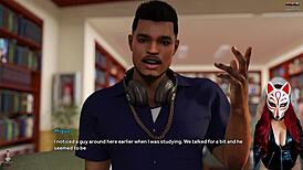 Steps of Debauchery 21 with sexy college student in white stockings