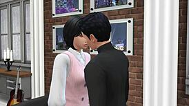 horny girlfriend dreams of pornstar life in sims 4