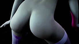 呃，3D色情片里的热辣金发脱衣舞，你知道吗？