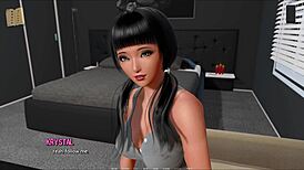 Ripples 76! Cute hentai teen in ripped outfit gets wild!