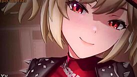 anime hentai hard dig features blowjob and pussy scenes in 3d cartoon style