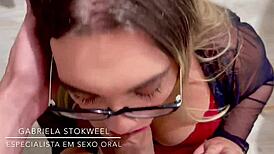 Gabriela stokweel says, he's a newbie with a huge cock - book your session with me