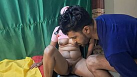 stepbrother enjoys doggystyle sex with stepsister hanif and adori at home