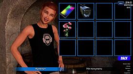 3D animated college boy's solo session with hardcore masturbation and cumshot