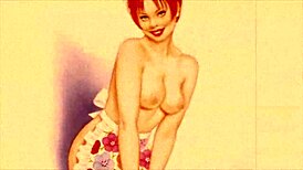 Vintage Drawings Of Antique Anime And Retro Cartoons.