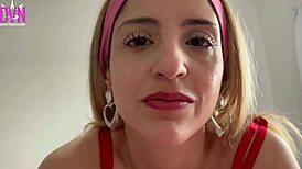 estaba aburrida y me folle a mi hermanastro con deepthroat y mouthful