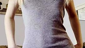 Cute Petite Girl Fingering Her Tight Shaved Pussy Until She Cums!