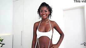 beautiful brazilian ebony jenny pretinha twerks before taking all 3 dicks