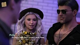 summers gone 91: an exciting anime game hentai episode!