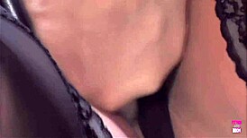 This super hot brunette girl got her cunt pounded pretty hard by her man.