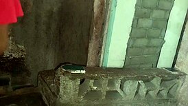 the boss checks the site and pleasures herself before workers arrive