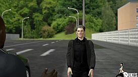 Freaky bbc conquers fat curvy anime babe in 3d!