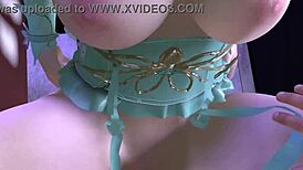 3D性感cosplay亚洲妹子狂野装扮出轨第二部冒险