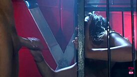 This super hot brunette girl got her cunt pounded pretty hard by her man.