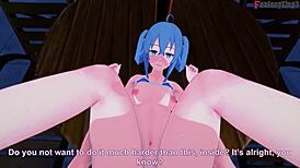 I watch Roxy Migurdia get fucked by Eris at the pool in Mushoku Tensei chapter 2