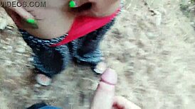 Very Risky Teen Fucking in Forest with Stunning Sea Views 4K