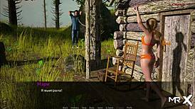 dusklightmanor - man excites girl on vacation in anime pov scene