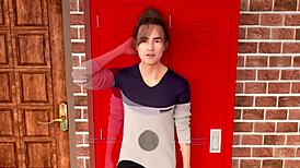 Redhead Slut Fucked Hard in Life in Santa County Part 6