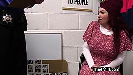 Candy bar stealing milf busted and fucked hard