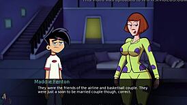 is maddie getting rough sex in danny phantom? watch her cowgirl ride