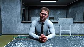 Redhead Slut Fucked Hard in Life in Santa County Part 6