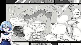 just a wild girls' night out with crazy anime futanari vibes.