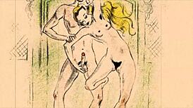 vintage erotic illustration
