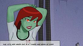 cheshire and artemis get playful in dc comics cosplay