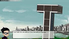 hey, wanna see cumming on blackfire in 18titans part 12?