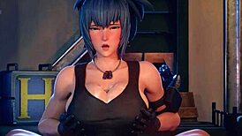 我不敢相信这些3D KOF辣妹在动画中这么热，哇，太真实了，你得看看！！