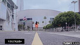 Vixenplus hot brunette enjoys intense riding session