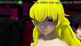 Futa Milf Fucks Hard At The Bar In RWBY Hentai!