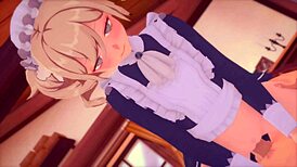 卧槽！女仆琴在原神疯狂三人行！