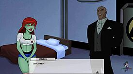 cheshire and artemis get playful in dc comics cosplay