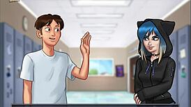 Teacher With Big Ass And Tits In Summertime Saga