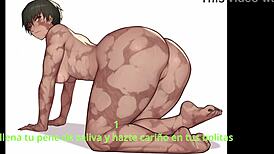 Maki Zenin用伪娘娘炮手淫指导支配