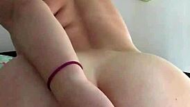 Cute Amateur Blonde Teen MASTURBATES to ORGASM with Buttplug and Dildo!