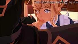 卧槽！女仆琴在原神疯狂三人行！