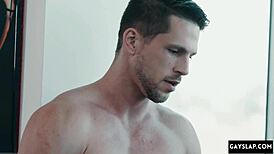 i’m losing it over my first time with a huge black cock in rough gay action, it’s a monster!